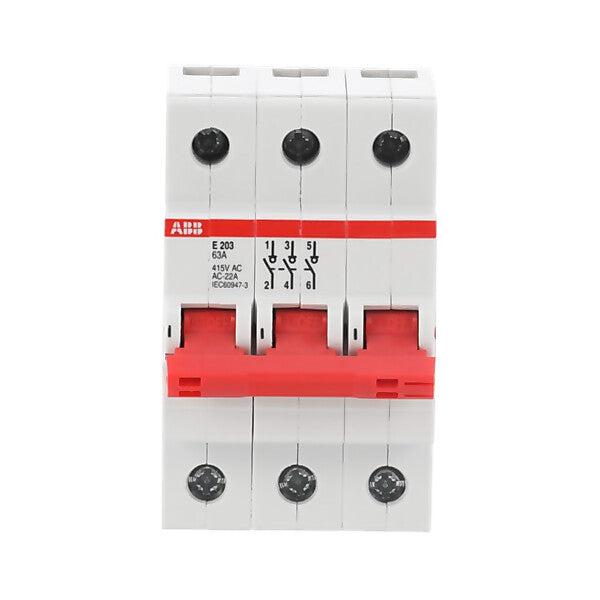 ABB Einbauschalter 3S,400V,63A, 4,9W E203/63R
